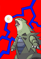 Tyranitar Pop Matte Poster 70x100cm | By Tanausu Sierra