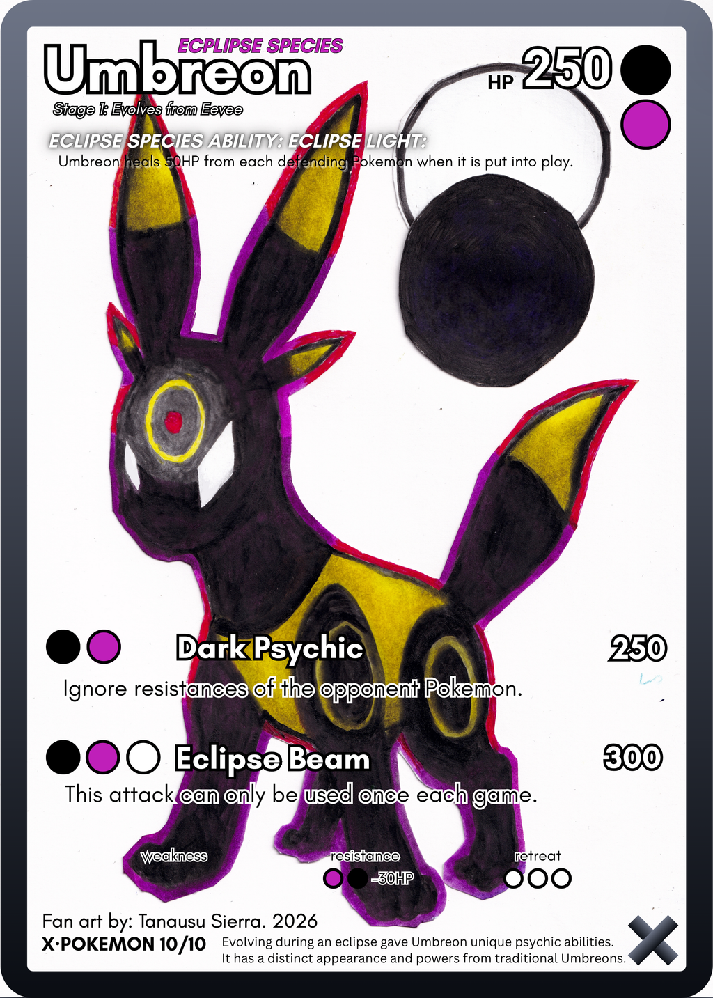 X-Pokemon by Tanausu Sierra 10-card pack