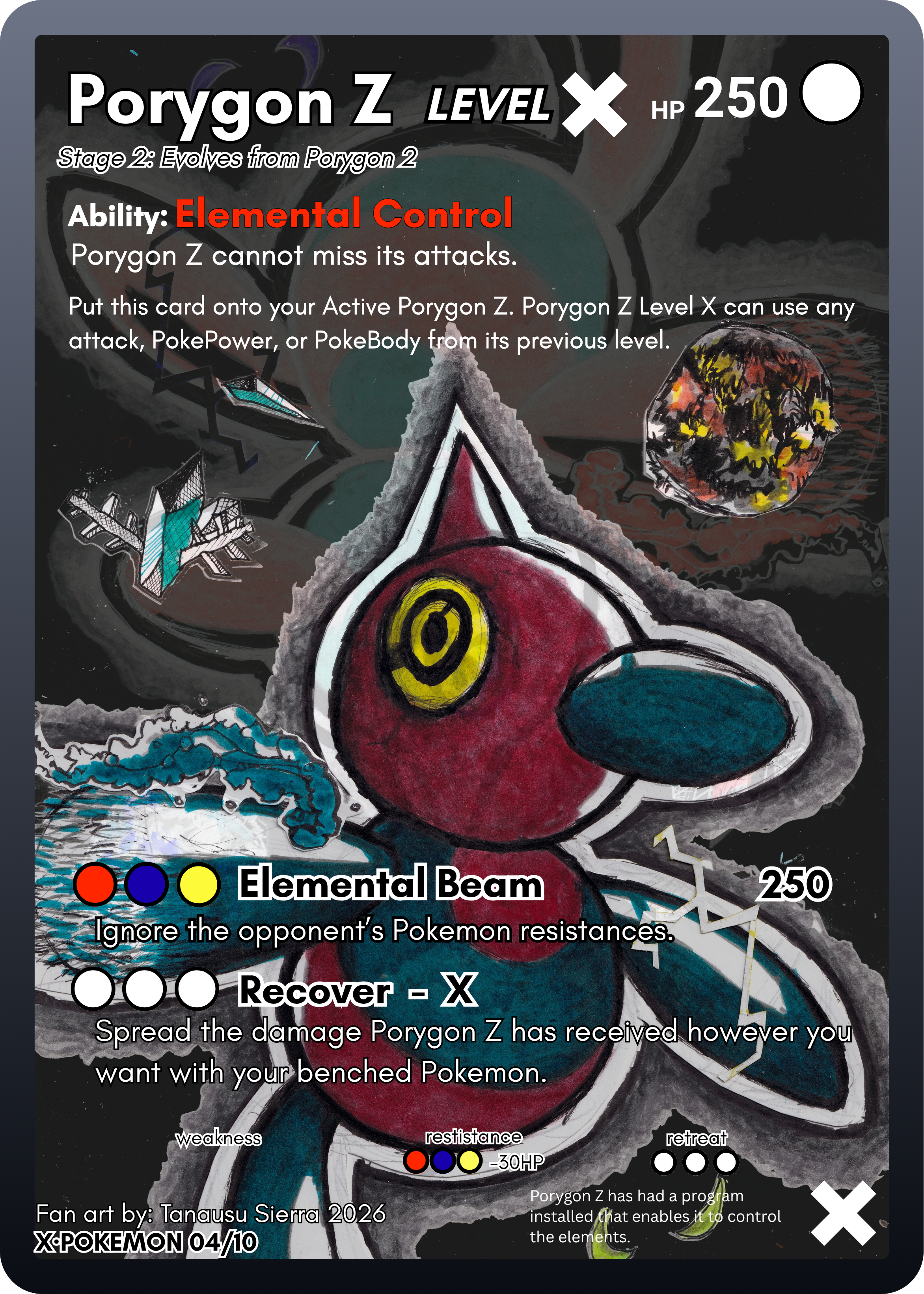 X-Pokemon by Tanausu Sierra 10-card pack