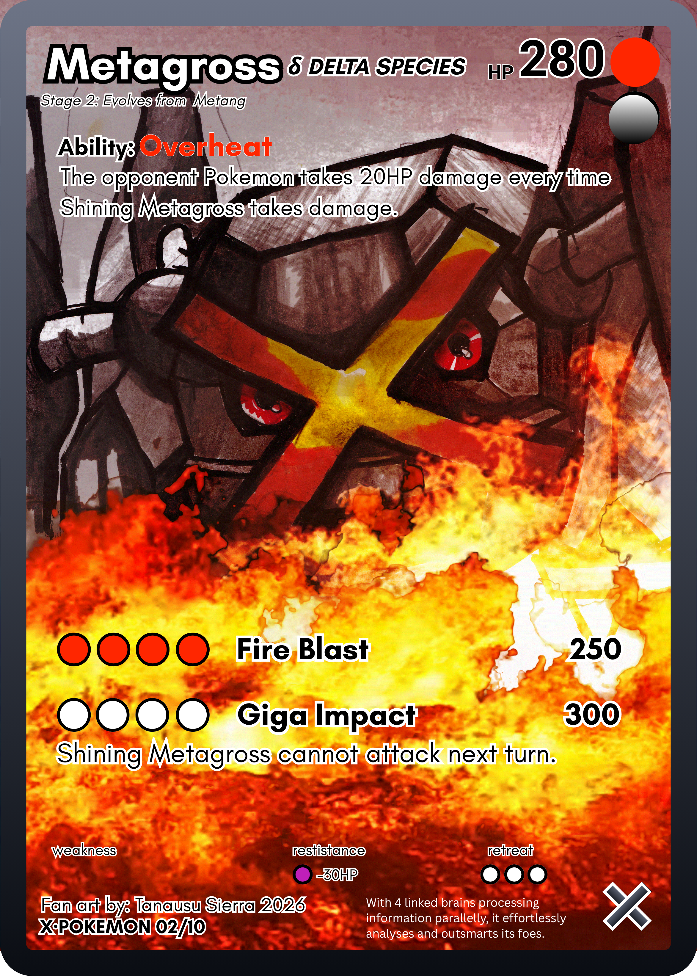 X-Pokemon by Tanausu Sierra 10-card pack