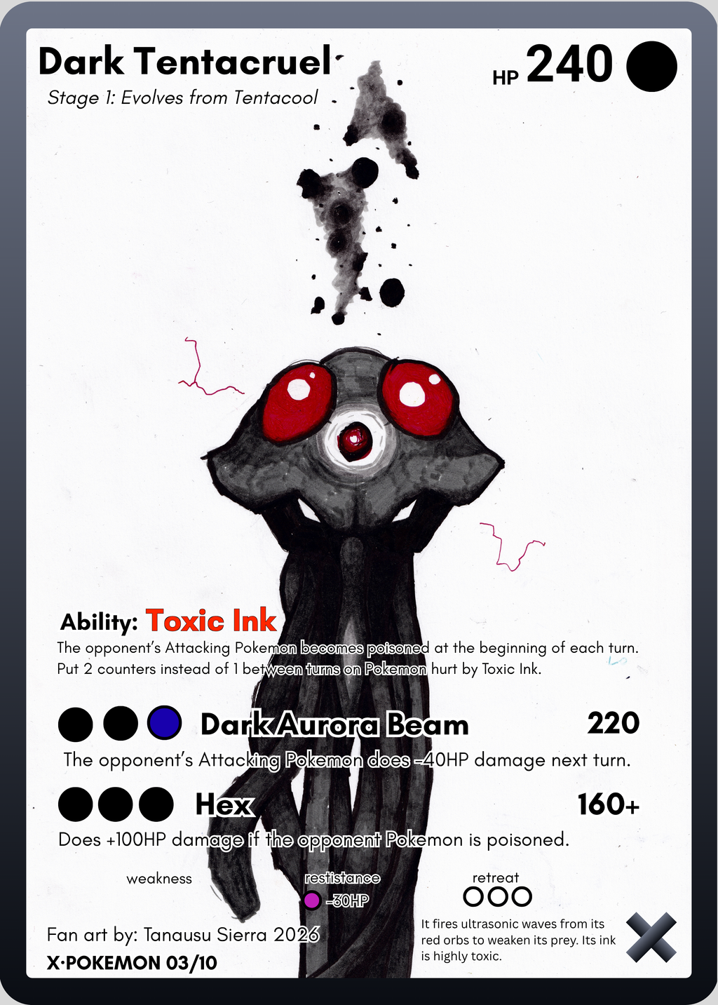 X-Pokemon by Tanausu Sierra 10-card pack